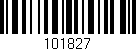 Código de barras (EAN, GTIN, SKU, ISBN): '101827'