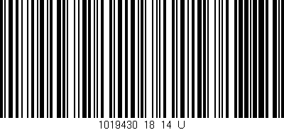 Código de barras (EAN, GTIN, SKU, ISBN): '1019430_18_14_U'