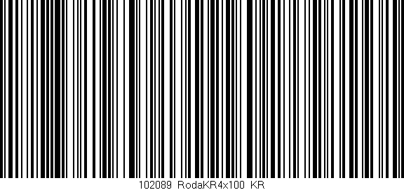 Código de barras (EAN, GTIN, SKU, ISBN): '102089_RodaKR4x100_KR'