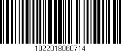 Código de barras (EAN, GTIN, SKU, ISBN): '1022018060714'