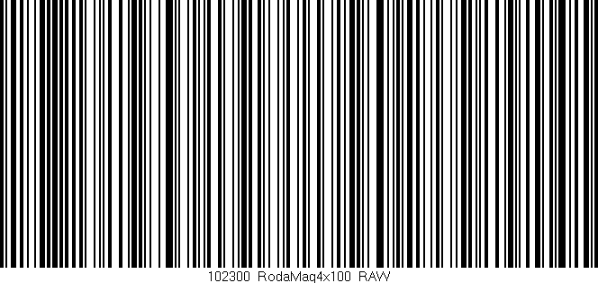 Código de barras (EAN, GTIN, SKU, ISBN): '102300_RodaMag4x100_RAW'