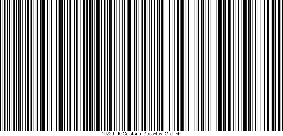 Código de barras (EAN, GTIN, SKU, ISBN): '10239_JGCalotona_Spacefox_GrafiteF'