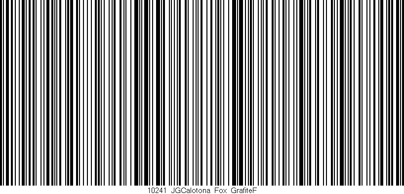 Código de barras (EAN, GTIN, SKU, ISBN): '10241_JGCalotona_Fox_GrafiteF'