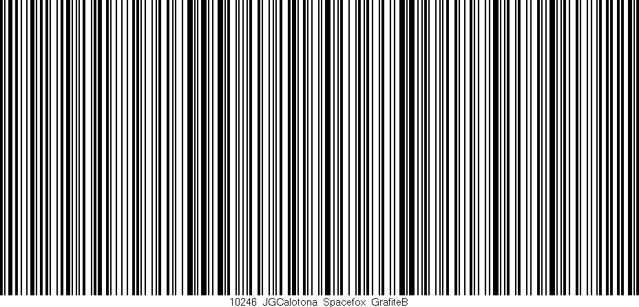 Código de barras (EAN, GTIN, SKU, ISBN): '10246_JGCalotona_Spacefox_GrafiteB'