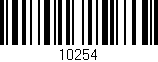 Código de barras (EAN, GTIN, SKU, ISBN): '10254'