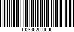 Código de barras (EAN, GTIN, SKU, ISBN): '1025682000000'