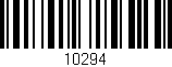 Código de barras (EAN, GTIN, SKU, ISBN): '10294'