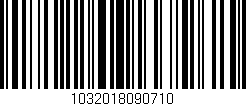 Código de barras (EAN, GTIN, SKU, ISBN): '1032018090710'