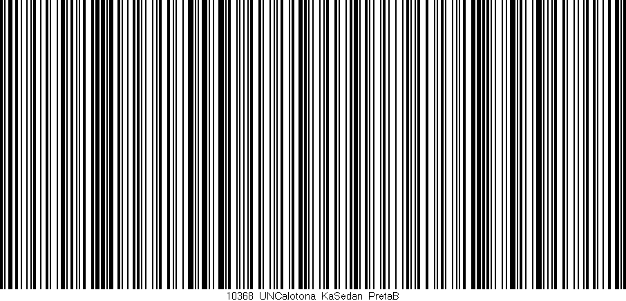 Código de barras (EAN, GTIN, SKU, ISBN): '10368_UNCalotona_KaSedan_PretaB'