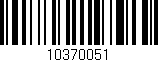 Código de barras (EAN, GTIN, SKU, ISBN): '10370051'