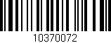 Código de barras (EAN, GTIN, SKU, ISBN): '10370072'