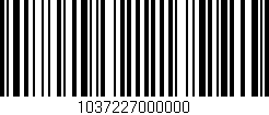 Código de barras (EAN, GTIN, SKU, ISBN): '1037227000000'