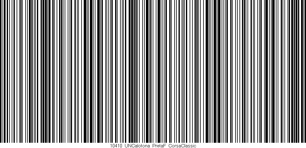 Código de barras (EAN, GTIN, SKU, ISBN): '10410_UNCalotona_PretaF_CorsaClassic'