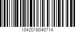Código de barras (EAN, GTIN, SKU, ISBN): '1042018040714'