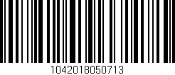 Código de barras (EAN, GTIN, SKU, ISBN): '1042018050713'