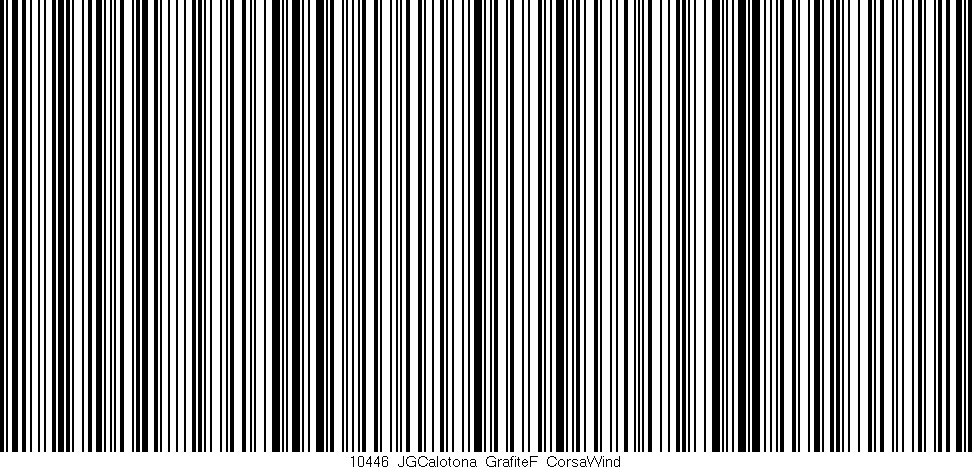 Código de barras (EAN, GTIN, SKU, ISBN): '10446_JGCalotona_GrafiteF_CorsaWind'