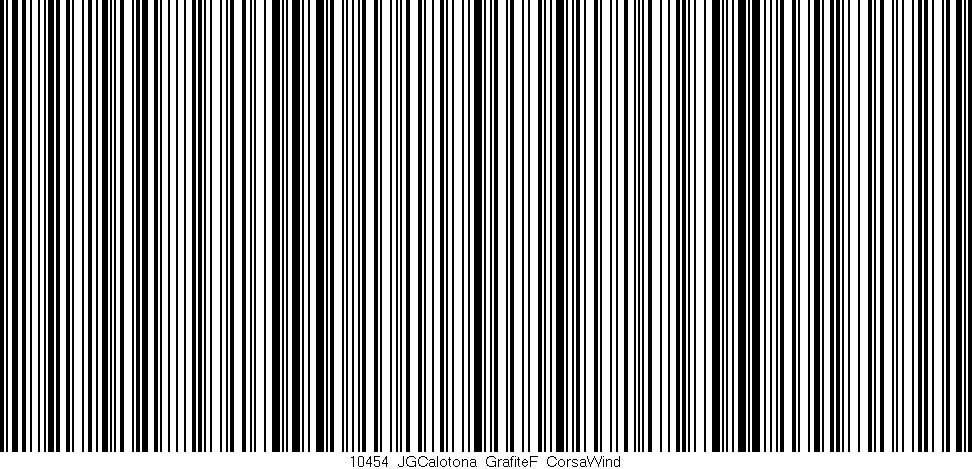 Código de barras (EAN, GTIN, SKU, ISBN): '10454_JGCalotona_GrafiteF_CorsaWind'