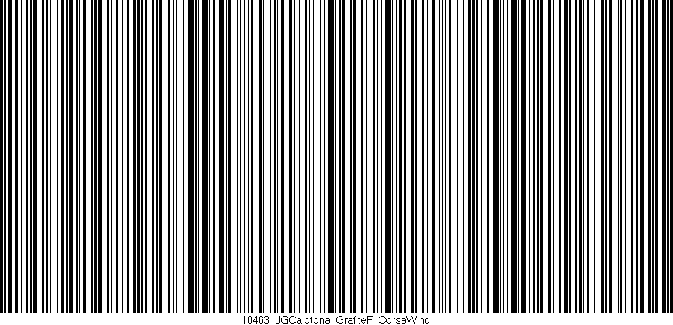Código de barras (EAN, GTIN, SKU, ISBN): '10463_JGCalotona_GrafiteF_CorsaWind'