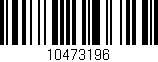 Código de barras (EAN, GTIN, SKU, ISBN): '10473196'