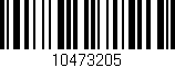 Código de barras (EAN, GTIN, SKU, ISBN): '10473205'