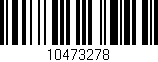 Código de barras (EAN, GTIN, SKU, ISBN): '10473278'