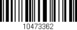 Código de barras (EAN, GTIN, SKU, ISBN): '10473362'