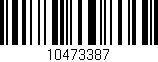 Código de barras (EAN, GTIN, SKU, ISBN): '10473387'