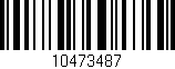 Código de barras (EAN, GTIN, SKU, ISBN): '10473487'