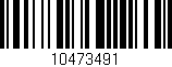Código de barras (EAN, GTIN, SKU, ISBN): '10473491'