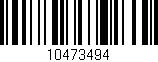 Código de barras (EAN, GTIN, SKU, ISBN): '10473494'