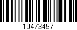 Código de barras (EAN, GTIN, SKU, ISBN): '10473497'