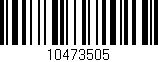 Código de barras (EAN, GTIN, SKU, ISBN): '10473505'