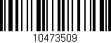 Código de barras (EAN, GTIN, SKU, ISBN): '10473509'