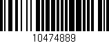 Código de barras (EAN, GTIN, SKU, ISBN): '10474889'