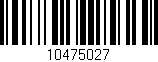 Código de barras (EAN, GTIN, SKU, ISBN): '10475027'