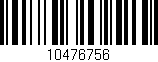 Código de barras (EAN, GTIN, SKU, ISBN): '10476756'