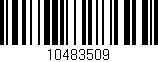 Código de barras (EAN, GTIN, SKU, ISBN): '10483509'
