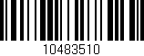 Código de barras (EAN, GTIN, SKU, ISBN): '10483510'