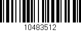 Código de barras (EAN, GTIN, SKU, ISBN): '10483512'