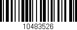 Código de barras (EAN, GTIN, SKU, ISBN): '10483526'