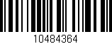 Código de barras (EAN, GTIN, SKU, ISBN): '10484364'