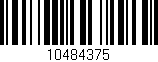Código de barras (EAN, GTIN, SKU, ISBN): '10484375'