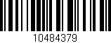 Código de barras (EAN, GTIN, SKU, ISBN): '10484379'
