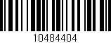 Código de barras (EAN, GTIN, SKU, ISBN): '10484404'