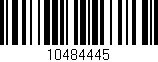 Código de barras (EAN, GTIN, SKU, ISBN): '10484445'