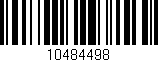 Código de barras (EAN, GTIN, SKU, ISBN): '10484498'