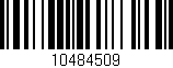Código de barras (EAN, GTIN, SKU, ISBN): '10484509'