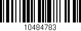 Código de barras (EAN, GTIN, SKU, ISBN): '10484783'