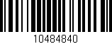 Código de barras (EAN, GTIN, SKU, ISBN): '10484840'