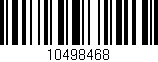Código de barras (EAN, GTIN, SKU, ISBN): '10498468'